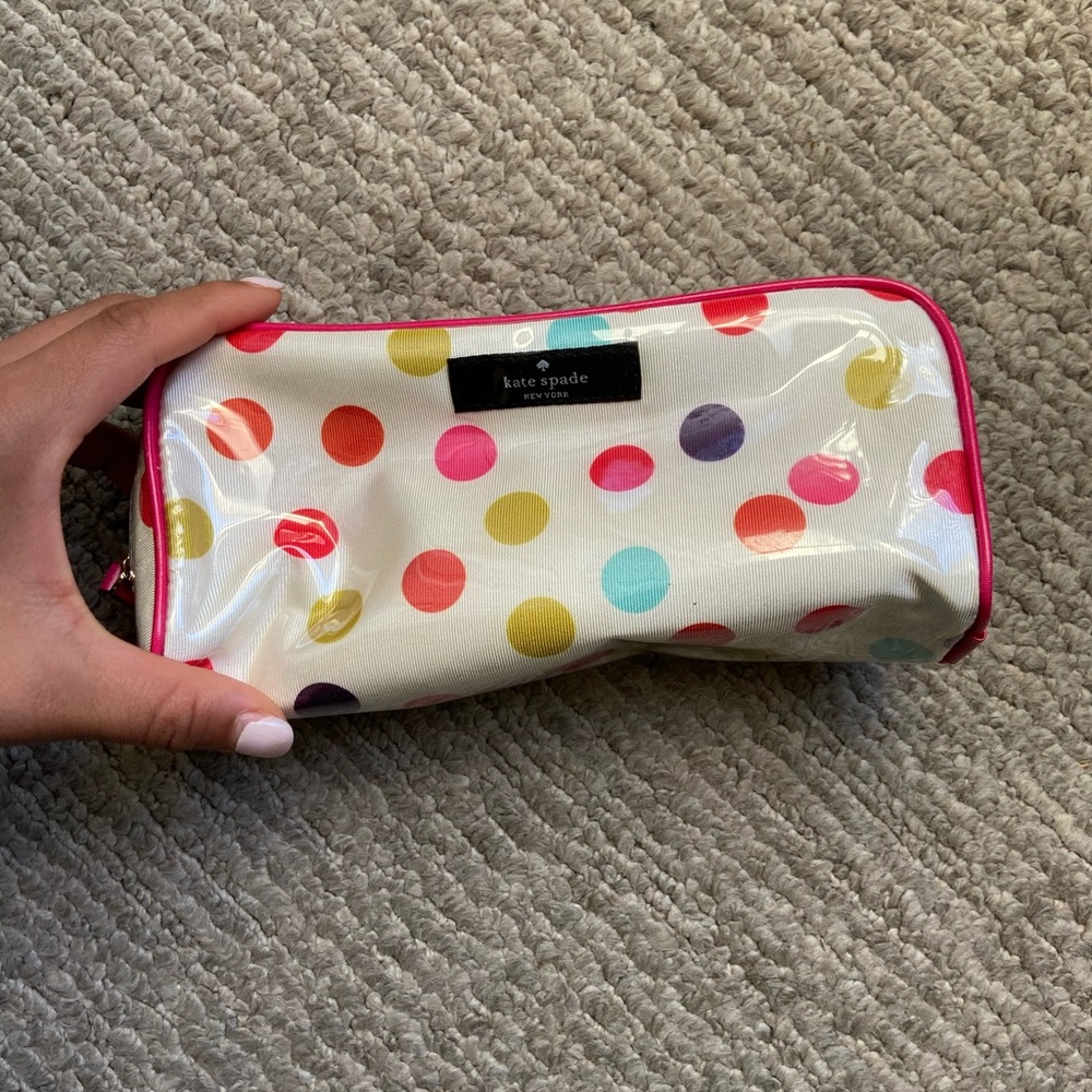 Kate spade pencil travel makeup cosmetic case